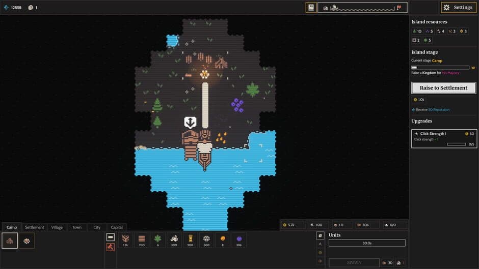 Clicky Islands screenshot 1