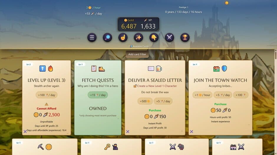 Fantasy Idle RPG screenshot 2