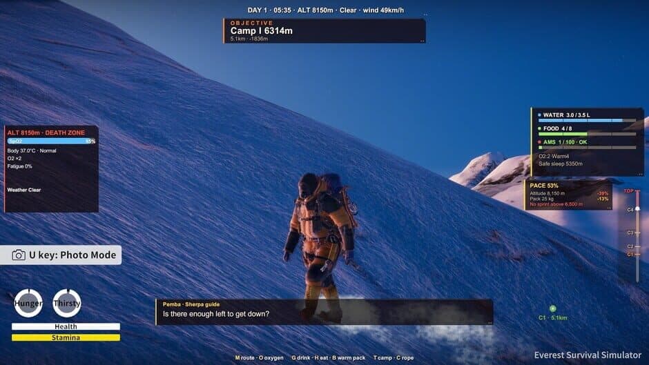 Everest: Survival Simulator screenshot 3