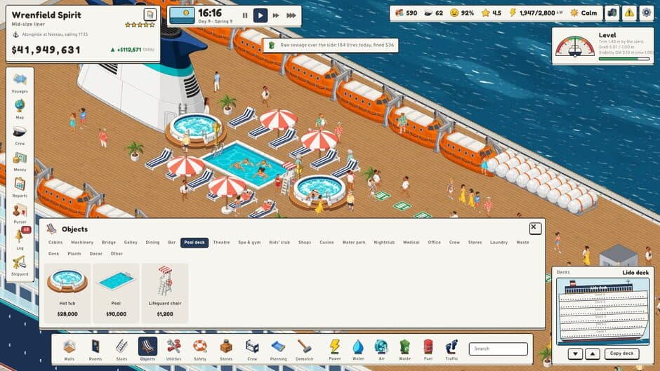 Cruisopolis: Cruise Line Tycoon screenshot 5