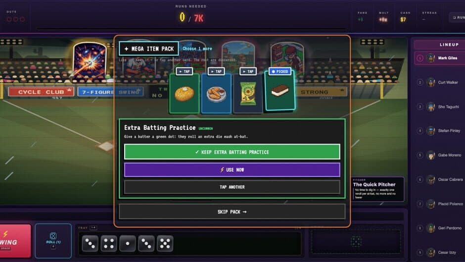 Dugout Dice screenshot 2