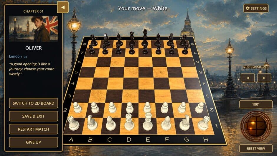 CHECKBORNE - A CHESS ADVENTURE screenshot 1