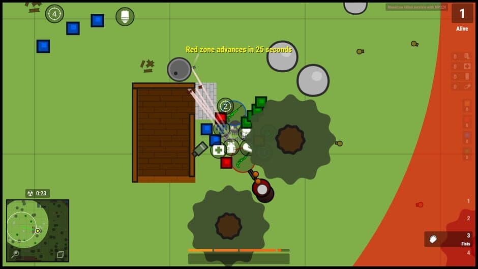 Surviv.io - 2D Battle Royale screenshot 1