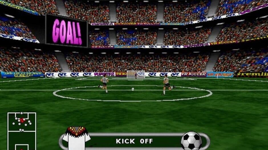 VR Soccer '96 screenshot 1